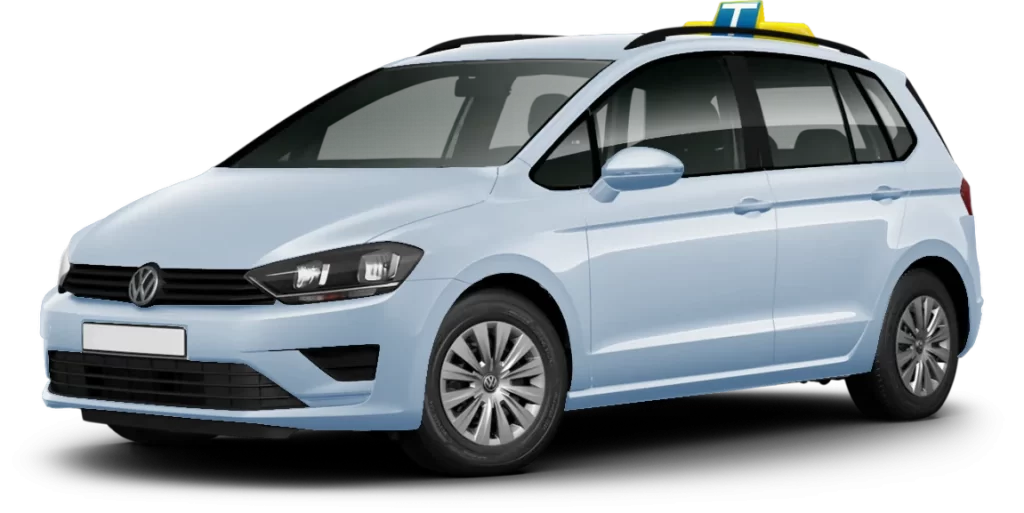 golf-sportsvan a Mázlis autósiskola tanuló autója